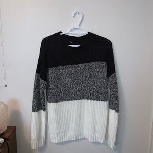 colour block sweater